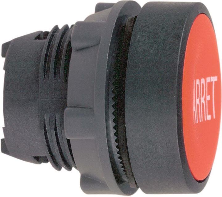 Produktbild Schneider Electric Pushbutton Head 22mm round Red ARRET