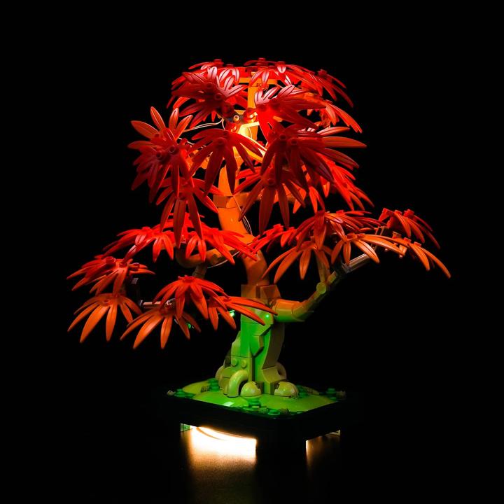 Actual product image BrickBling LED Licht Set für LEGO Japanischer Roter Ahorn - Bonsai-Baum (10348)