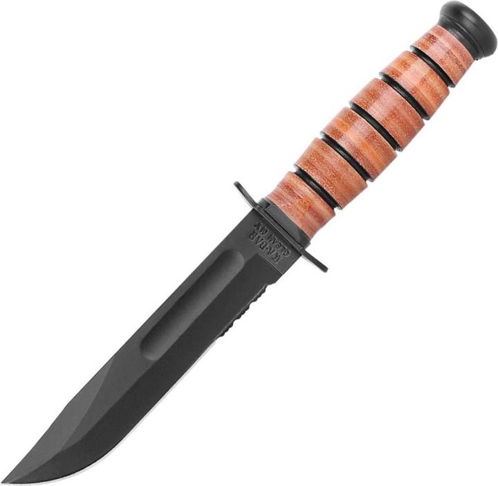 Ka-bar 1252 Short USMC Serrated Knife (13.30 cm)