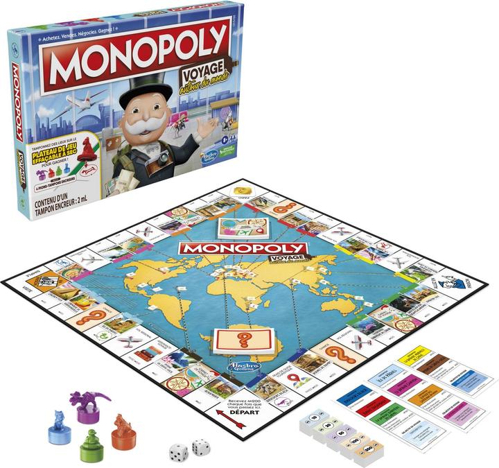 Produktbild Monopoly Reise um die Welt (Französisch)
