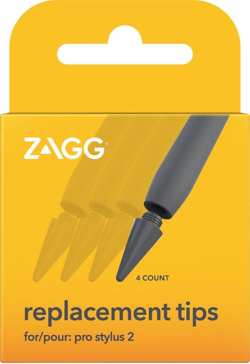 Actual product image Zagg replacement tip for Pro Stylus 2 - grey (4 pcs.)