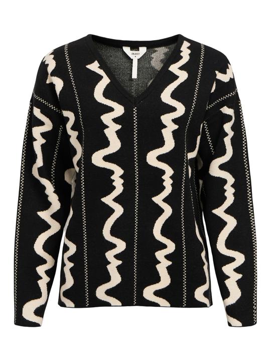 Image du produit Object V-Ausschnitt Strickpullover (S)