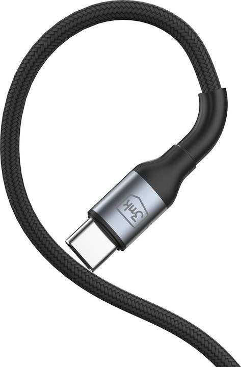 Image du produit 3MK Kabel Hyper Cable N-SERIES USB-A do USB-C 1m 9V/2A 18W czarny (1 m, USB 2.0, 18 W)