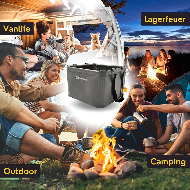 Actual product image Bertiger Faltbare Camping-Spülschüssel