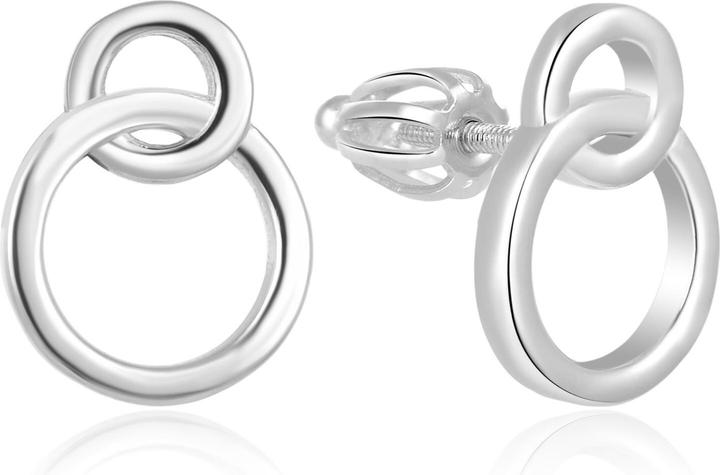 Produktbild Beneto Minimalist silver earrings AGUP1425S screw