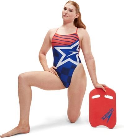 Actual product image Speedo Placement Digital Vback (38, 40)