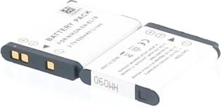 Actual product image AGI Digital camera battery compatible with Nikon Coolpix S2700 - 600 mAh - 3.7 V - Lithium (Rechargeable battery)