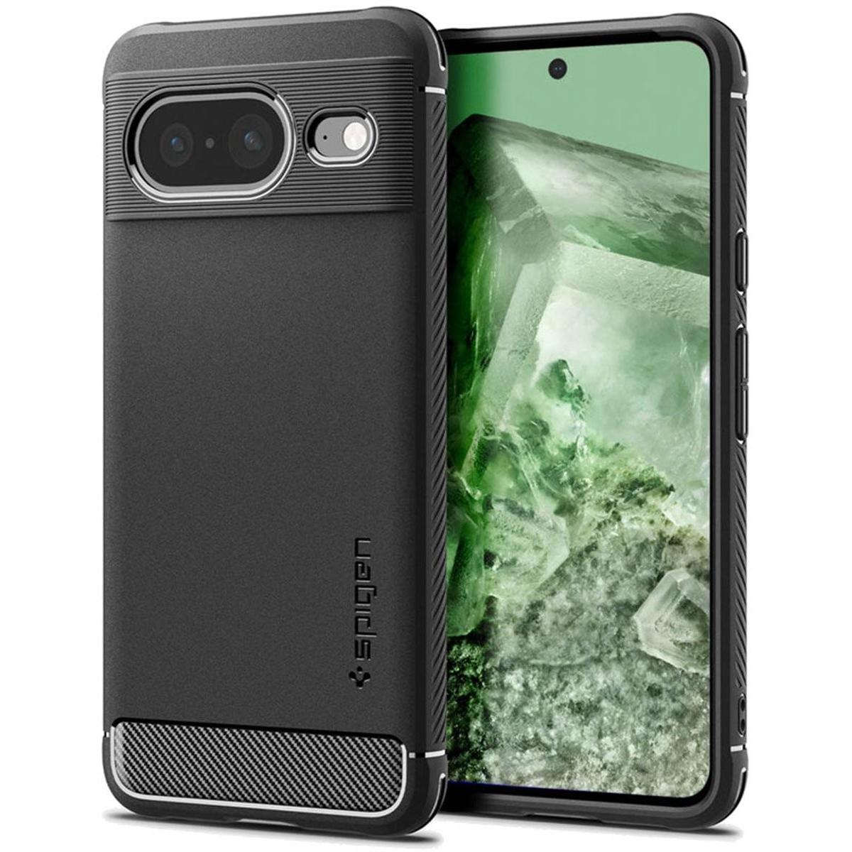 Spigen Nero Rugged Armor (Google Pixel 8), Cover Smartphone,