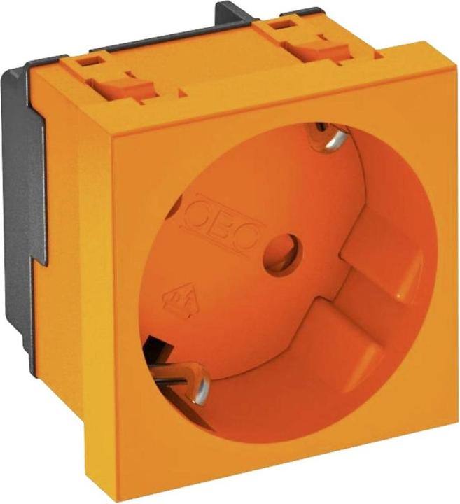 Actual product image OBO Bettermann Socket outlet 1f or mt GEB-K w.BS IP20 ZP With increased touch protection Centralpl