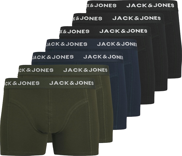 Jack & Jones Jacbenja Solid Trunks 7 Pack Styd