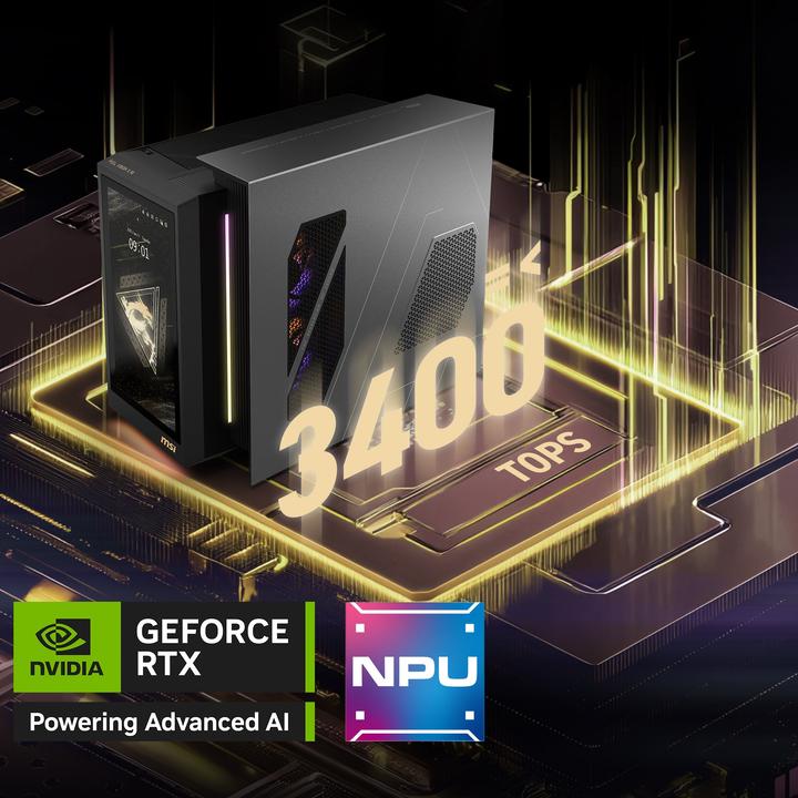 Actual product image MSI MEG Vision X AI 2NVV7-004EU Ultra 7 265K 32GB DDR5 SSD2TB GeForce RTX 5080 16GB (2000 GB, 32 GB)
