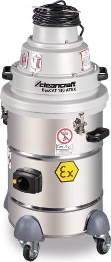 Cleancraft Industriestaubsauger flexCAT 130 ATEX Grosssauger für den Einsatz im explosionsgefährdete (Nass-Trockensauger)