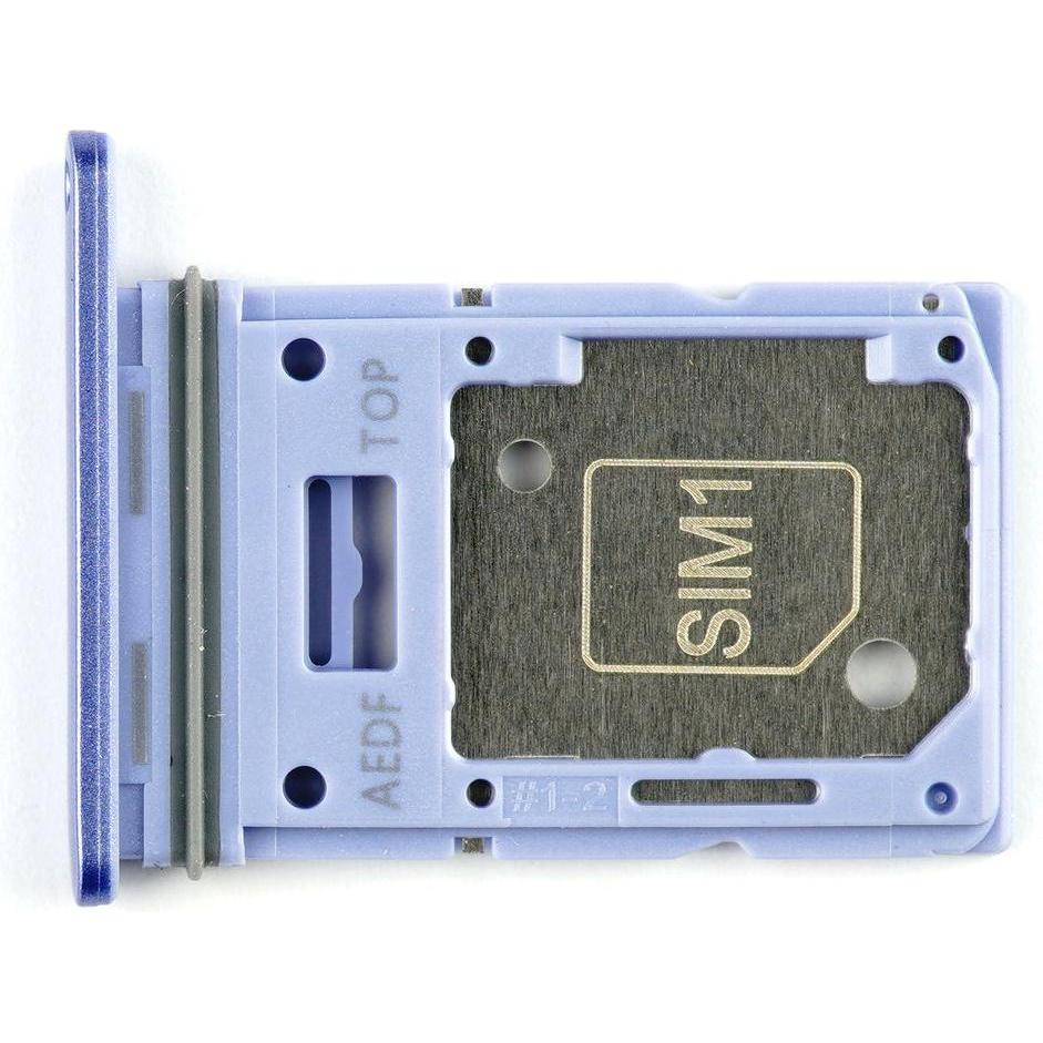 Samsung Vassoio SIM DS per A546B Galaxy A54 5G - viola chiaro (Porta SIM, Galaxy A54 5G), Pezzi di ricambio per dispositivi mobili, Viola