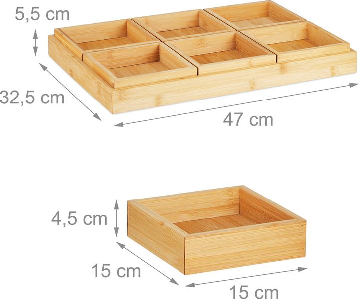 Produktbild Relaxdays 7-tlg. Snackschalen-Set