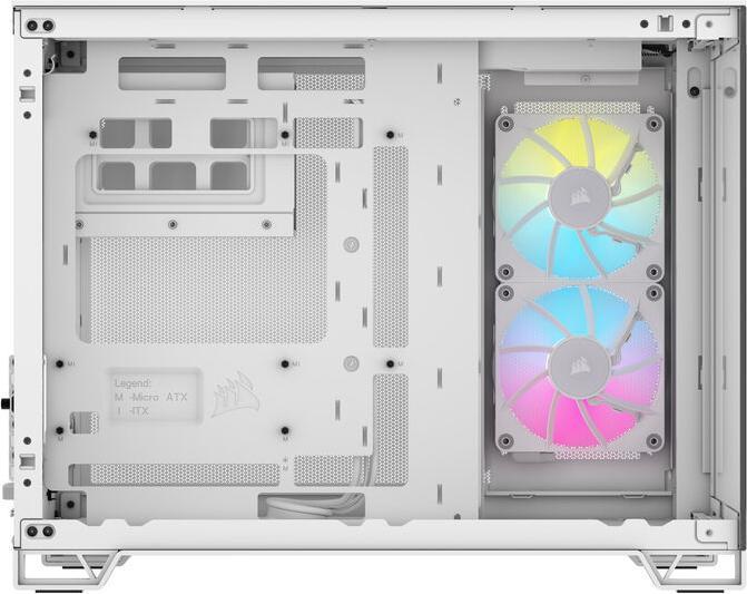 Image du produit Corsair Boîtier iCUE 2500X RGB Midi TG blanc (mATX)