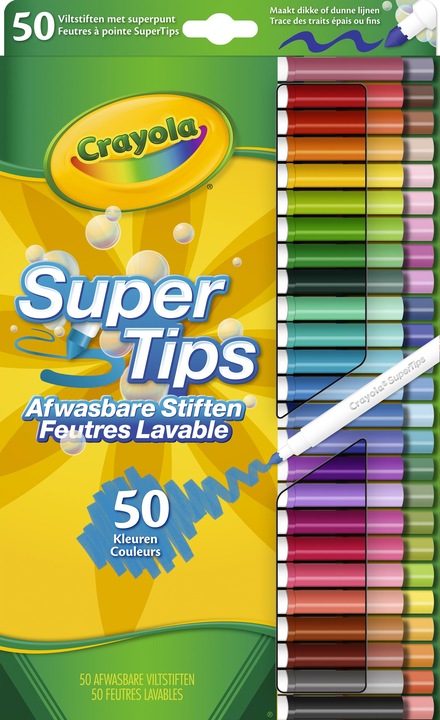 Produktbild Crayola Super Tips (Mehrfarbig, 50 x)