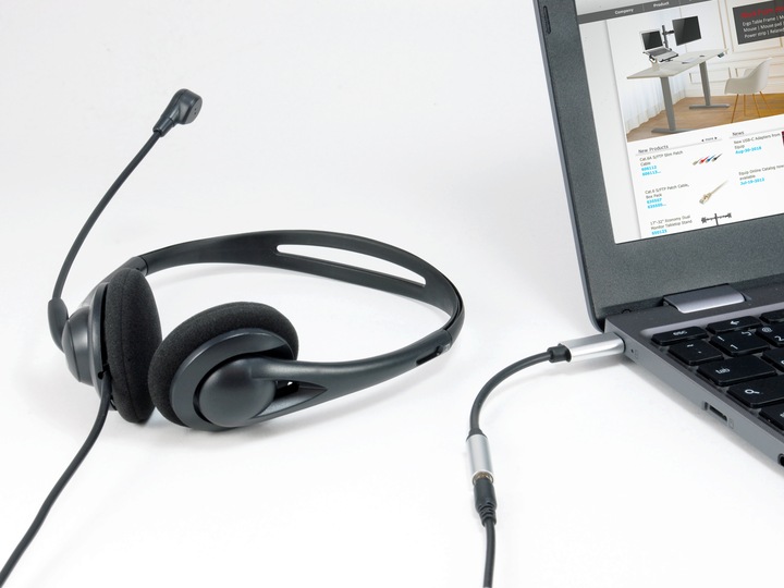 Actual product image equip USB C - jack 3,5mm (Jack adapter)