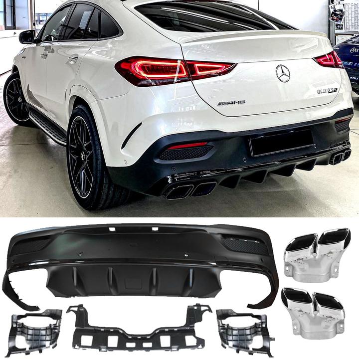 Produktbild Stag Mercedes Gle Coupe - Heck Diffusor Gle 63 Amg Optik V.6