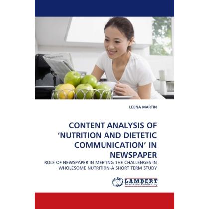Content Analysis Of Nutrition And Dietetic Communication' In Newspaper, Fachbücher