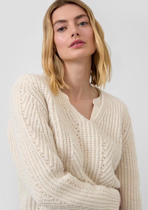 Produktbild s.Oliver Strickpullover Strickpullover mit Glitzergarn und Pailletten-Details (46)