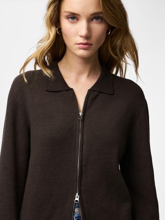 Produktbild Pieces PCRAJA REISSVERSCHLUSS Strickjacke (S)