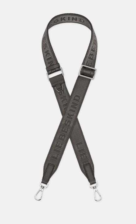 Image du produit Liebeskind Berlin Liebeskind Logo Small Accessories Webbing Strap Womens Bracelet Dark Grey Dark Grey Dark Grey (Polyester)