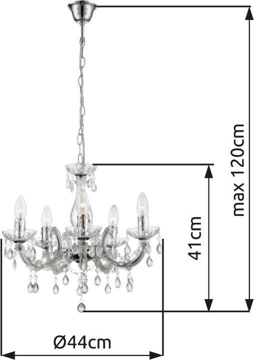 Produktbild Globo Luster Cuimbra Ii (44 cm)