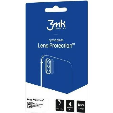 3MK Lens Protect Oppo A58 4G Ochrona na obiektyw aparatu 4szt (1 Stück, Oppo A58 4G), Smartphone Schutzfolie, Schwarz