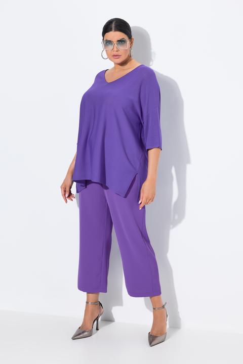 Produktbild Ulla Popken 7/8-Hose, Bügelfalten, Elastikbund (50)