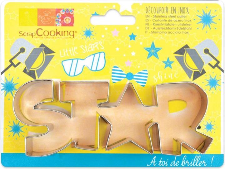 Produktbild ScrapCooking Ausstechform "Star", 14x5 cm
