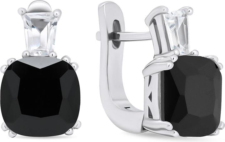 Immagine prodotto Brilio Argento - Orecchini in argento senza tempo con zirconi EA633WBC