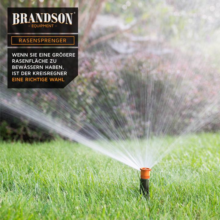 Produktbild Brandson Versenkregner, Rasensprinkler, Gartensprinkler Bewässerungssystem versenkbar, frostsicher, bis 25 m² (Versenkregner)