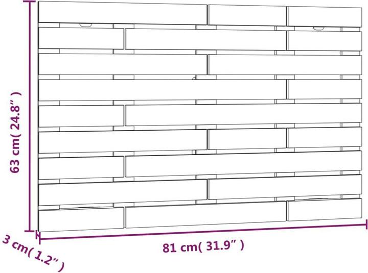 Immagine prodotto VidaXL Oksiutka (81 x 3 x 63 cm)