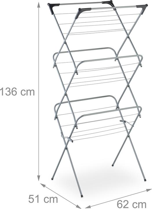Actual product image Relaxdays Drying rack (18 m)