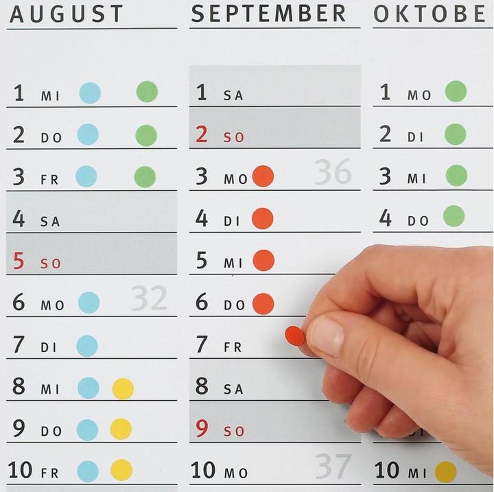 Actual product image HERMA Marking points