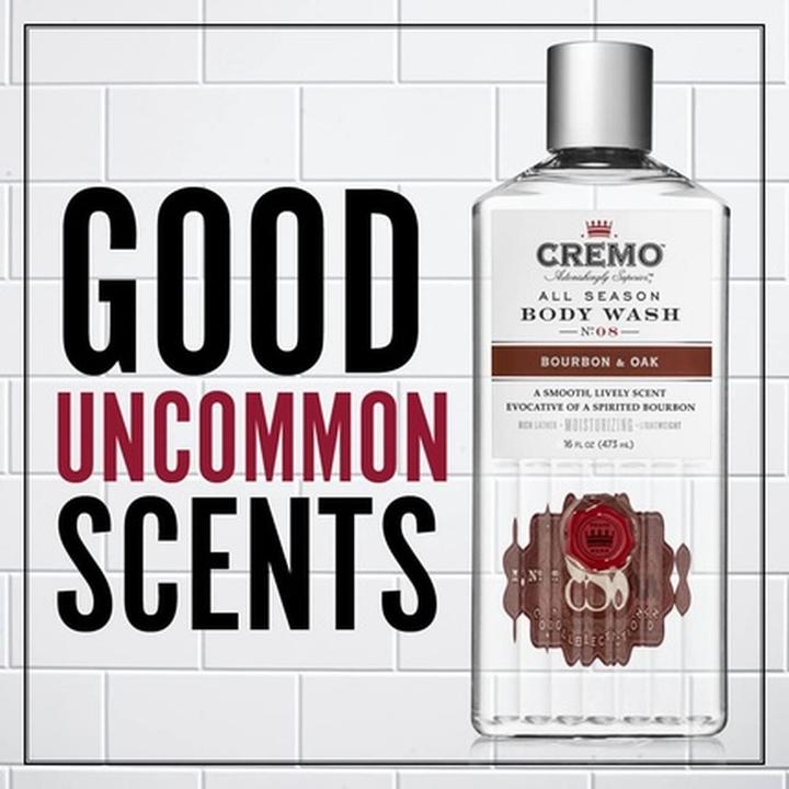 Produktbild Cremo All Season Body Wash Bourbon & Oak 16oz (16 ml)