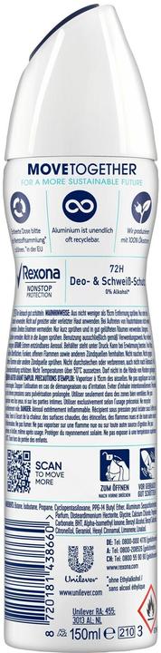 Image du produit Rexona Nonstop Invisible (Spray, 150 ml)