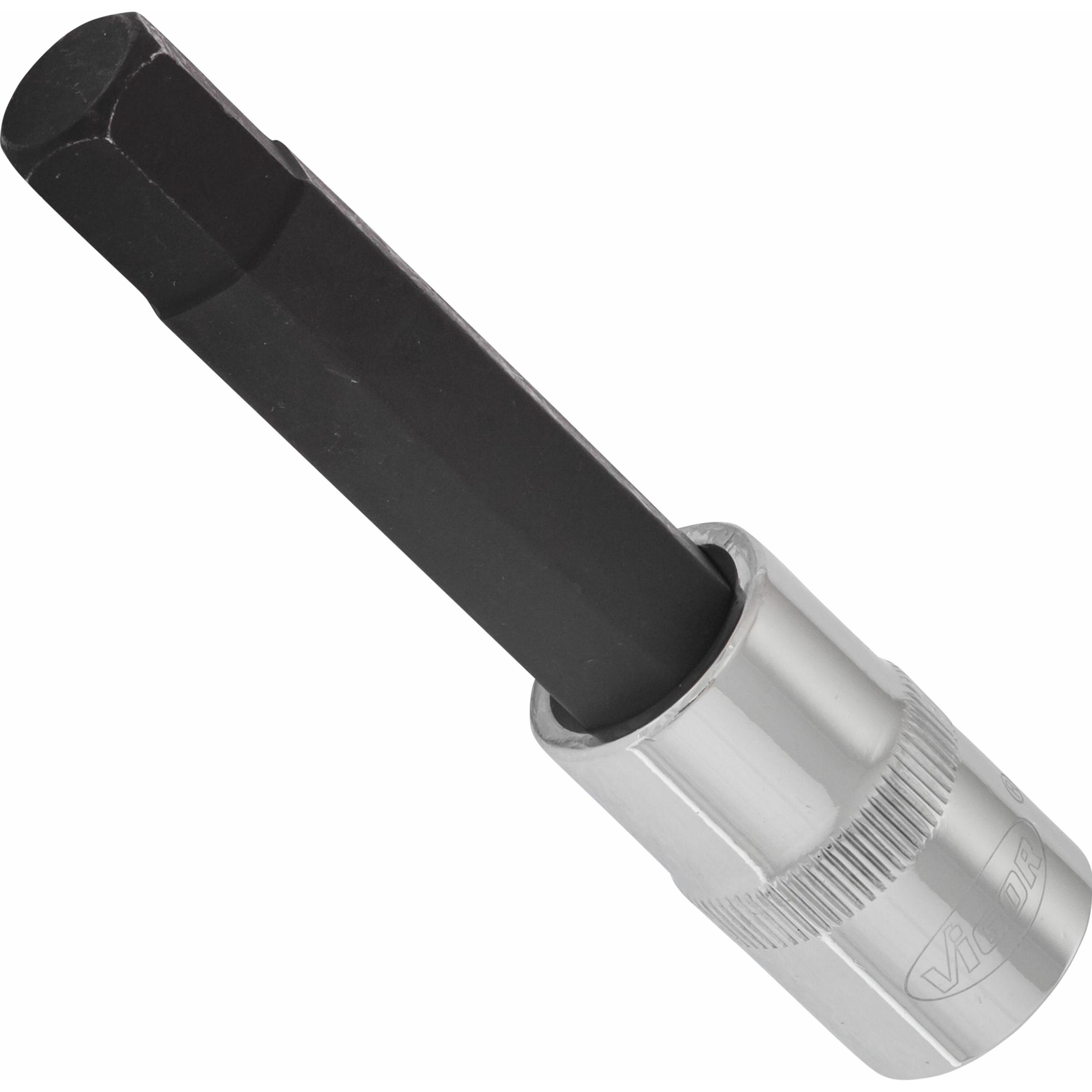 Vigor, Steckschlüssel + Stecknuss, Innensechskant Schraubendreher-Einsatz ∙ V2079 ∙ Vierkant12,5 mm (1/2 Zoll) ∙ Innen S...