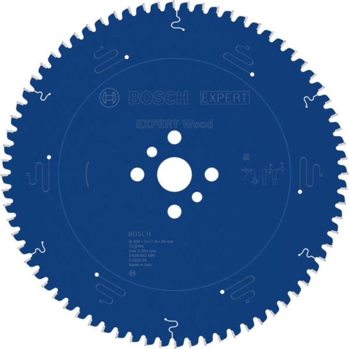 Produktbild Bosch Professional Zubehör Kreissägeblatt Expert for Wood, 300 x 30 x 2,4 mm, 72