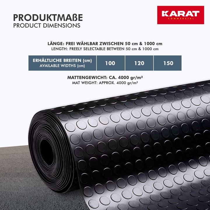 Produktbild Karat Flachnoppen (150 x 450 cm)