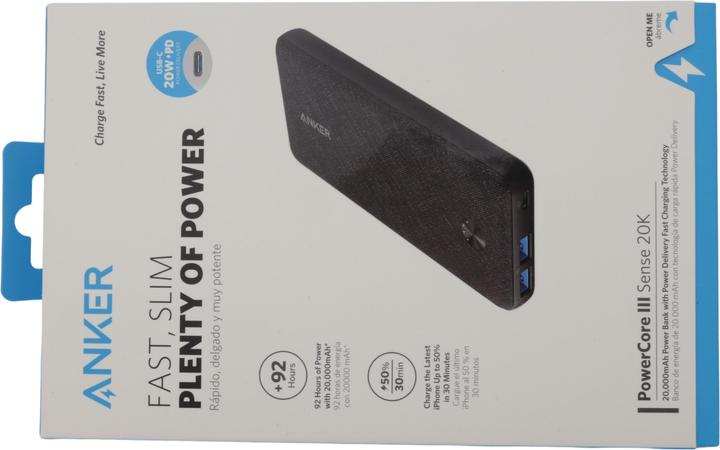 Produktbild Anker PowerCore III Sense 20K (20000 mAh, 20 W, 74 Wh)