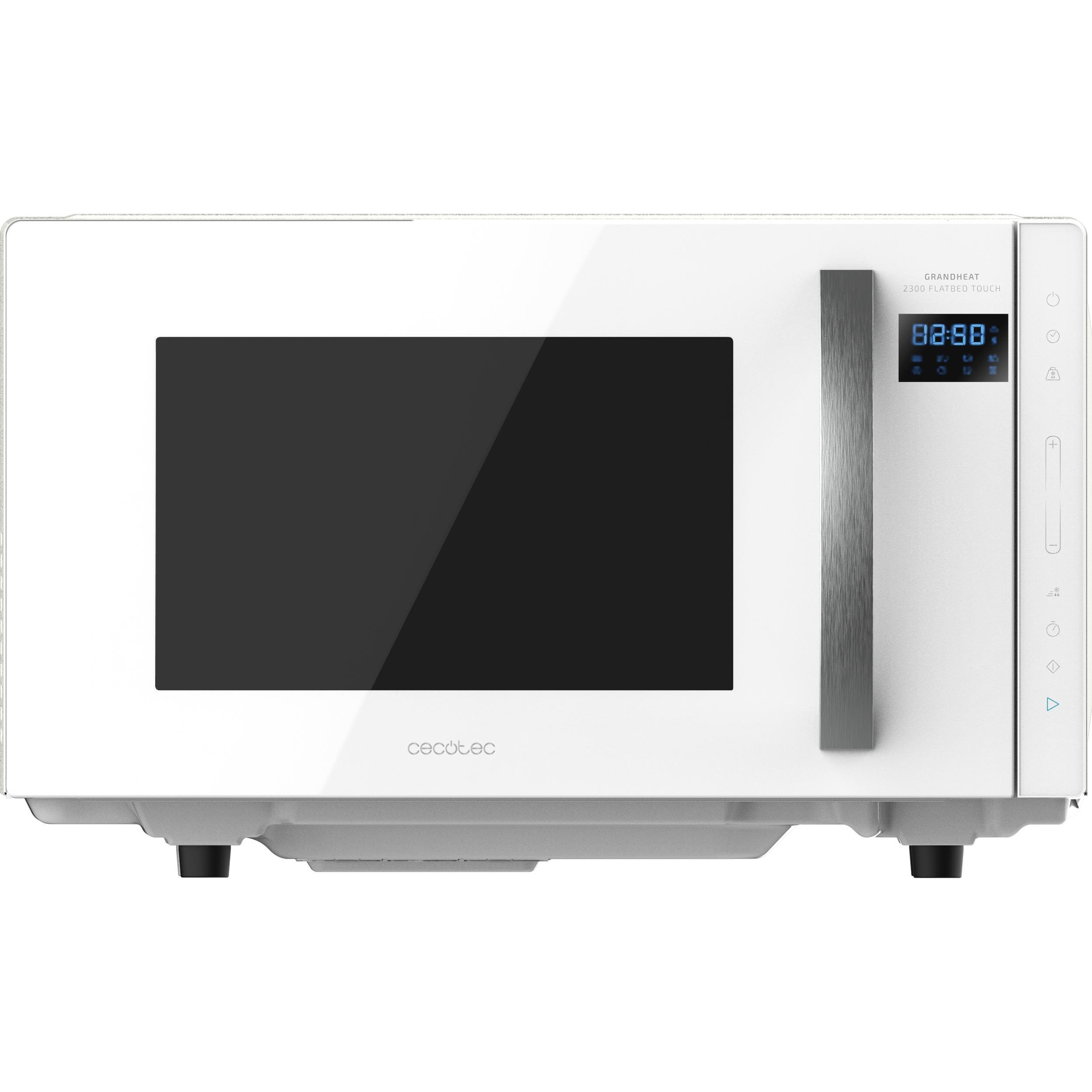 Cecotec Microondas Sin Plato Grandheat 2300 Flatbed Touch White, Mikrowelle, Weiss