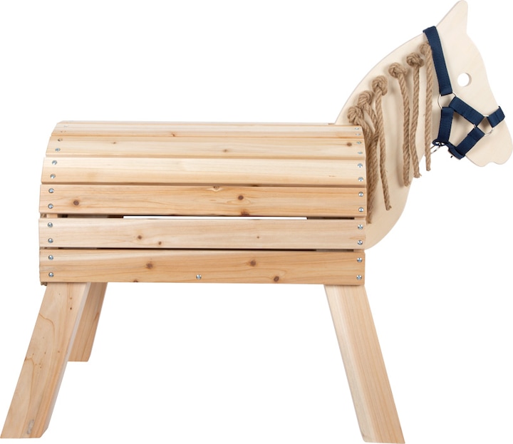 Produktbild small foot Holzpferd grau