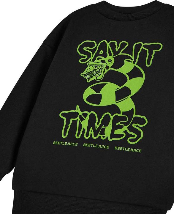 Immagine prodotto Beetlejuice Say It Three Times Felpa Bambini (146, 152)