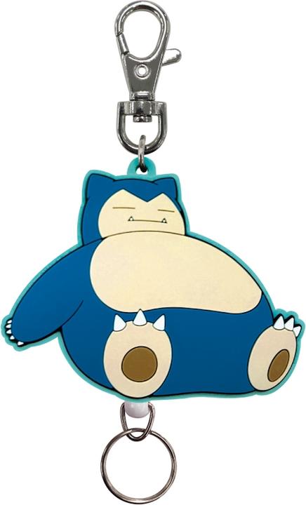 Actual product image Pokémon Rubber Reel Key Holder Relaxo
