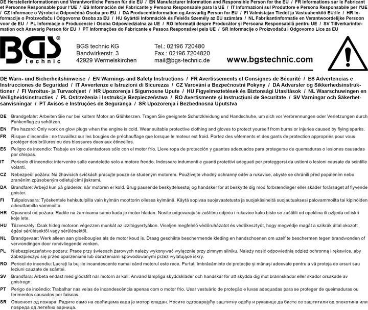 Produktbild BGS Glühkerzen-Gelenk-Einsatz Sechskant Antrieb Innenvierkant 10 mm (3/8") SW 8 mm (8 mm)