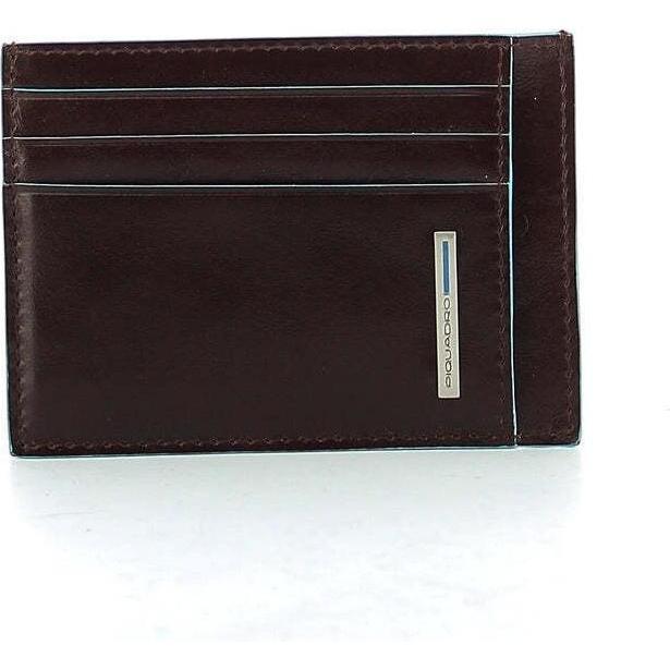 Piquadro, Mannen, Portemonnee, PP2762B2R/MO kaarthouder Blauw, Bruin, Bruin