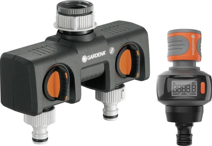 Productafbeelding Gardena 2-weg + watermeter (2-weg verdeler, 30.30 mm)