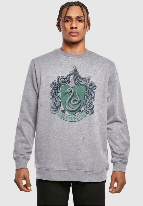 Produktbild Absolute Cult Harry Potter - Distressed Slytherin Crest Basic Crewneck - 115075 (M)