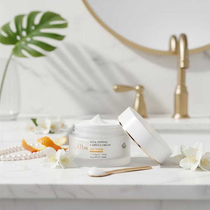 Actual product image d'Alba Toning Capsule Cream